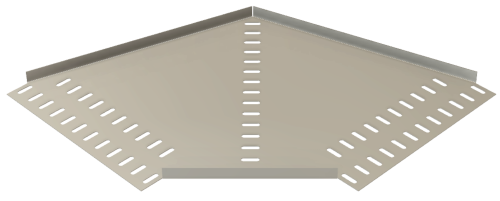 Lit Cable Tray Horizontal Bend