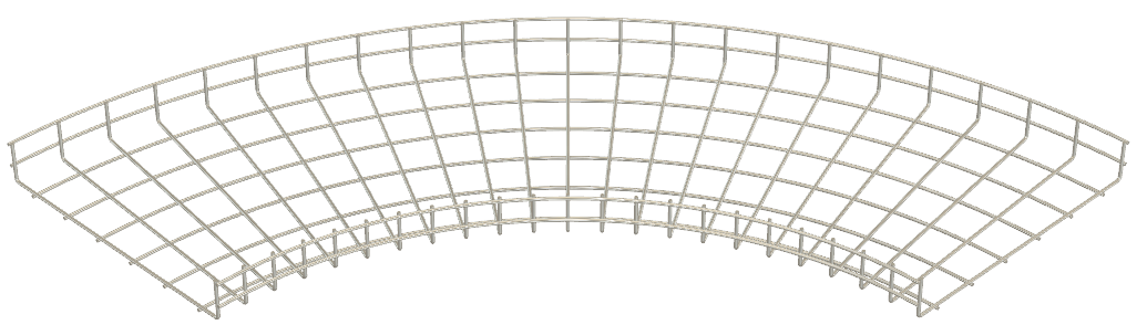 W50/50 Cable Tray Horizontal Bend